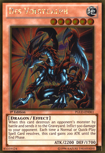 Des Volstgalph - PGLD-EN061 Gold Rare Unlimited