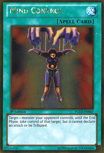 Mind Control - PGLD-EN067 Gold Rare Unlimited