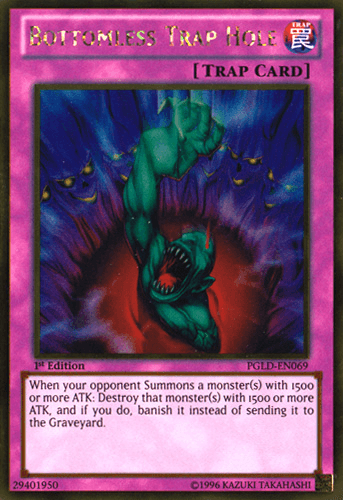 Bottomless Trap Hole - PGLD-EN069 Gold Rare Unlimited