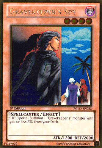 Gravekeeper's Spy - PGLD-EN082 Gold Rare Unlimited