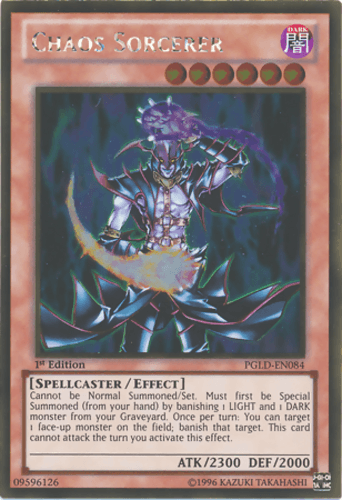 Chaos Sorcerer - PGLD-EN084 Gold Rare 1st Edition