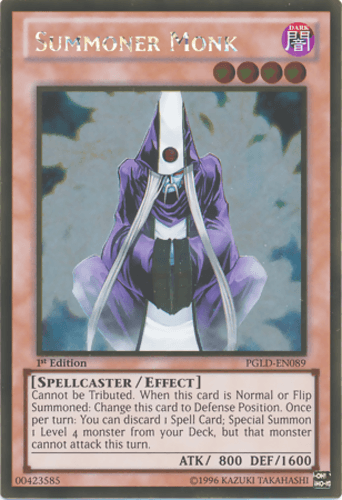 Summoner Monk - PGLD-EN089 Gold Rare Unlimited