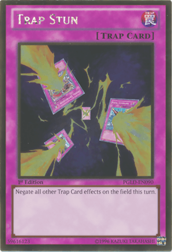 Trap Stun - PGLD-EN090 Gold Rare 1st Edition
