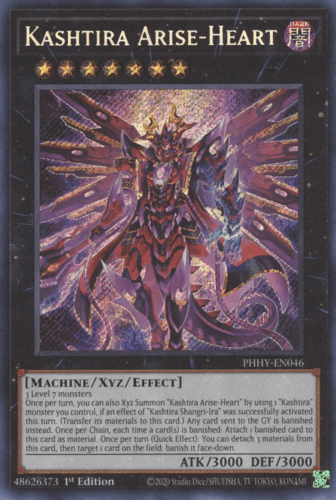Kashtira Arise-Heart - PHHY-EN046 Secret Rare 1st Edition