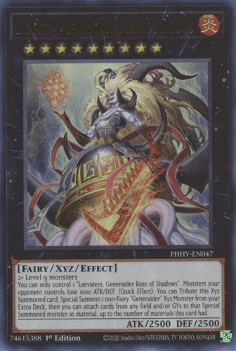 Laevatein, Generaider Boss of Shadows - PHHY-EN047 Ultra Rare 1st Edition