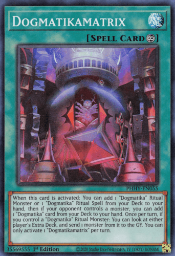 Dogmatikamatrix - PHHY-EN055 Super Rare 1st Edition