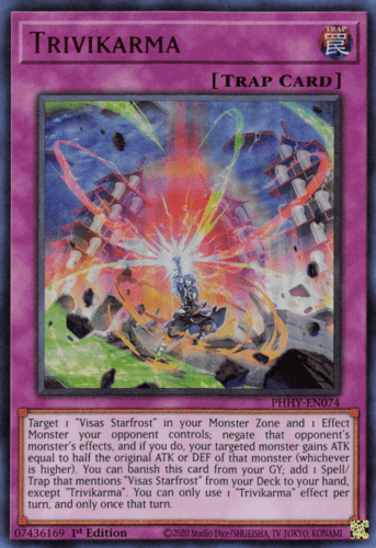 Trivikarma - PHHY-EN074 Ultra Rare 1st Edition