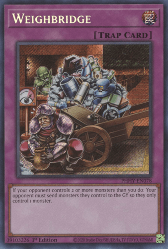 Weighbridge - PHHY-EN078 Secret Rare 1st Edition