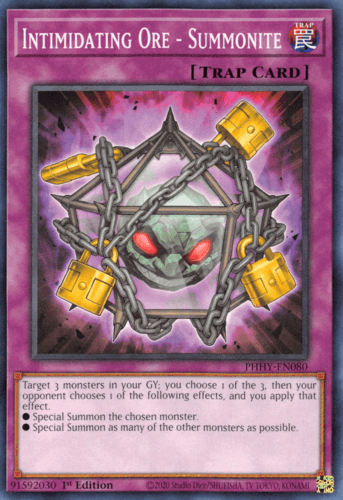 Intimidating Ore - Summonite - PHHY-EN080 Common 1st Edition