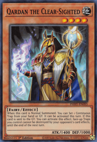 Qardan the Clear-Sighted - PHHY-EN095 Super Rare 1st Edition