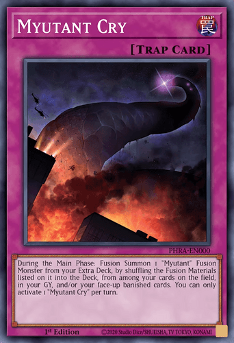 Myutant Cry - PHRA-EN000 Common 1st Edition