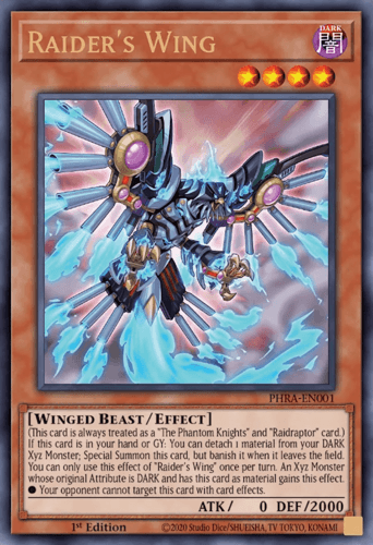 Raider's Wing - PHRA-EN001 Ultra Rare 1st Edition