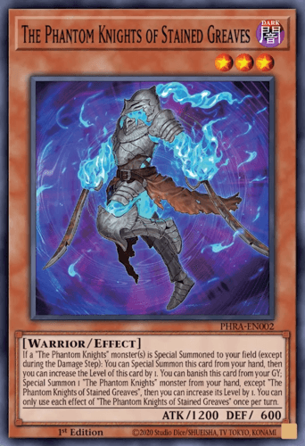 The Phantom Knights of Stained Greaves - PHRA-EN002 Common 1st Edition