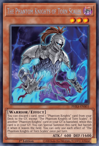 The Phantom Knights of Torn Scales - PHRA-EN003 Starlight Rare 1st Edition