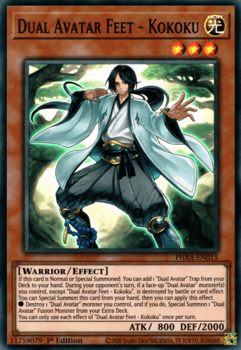 Dual Avatar Feet - Kokoku - PHRA-EN015 Super Rare 1st Edition
