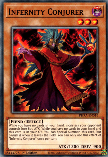 Infernity Conjurer - PHRA-EN016 Common 1st Edition