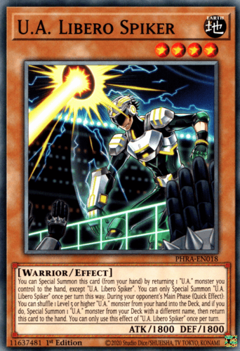 U.A. Libero Spiker - PHRA-EN018 Common 1st Edition