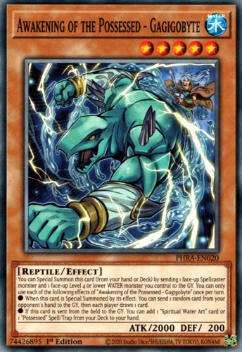 Awakening of the Possessed - Gagigobyte - PHRA-EN020 Common 1st Edition