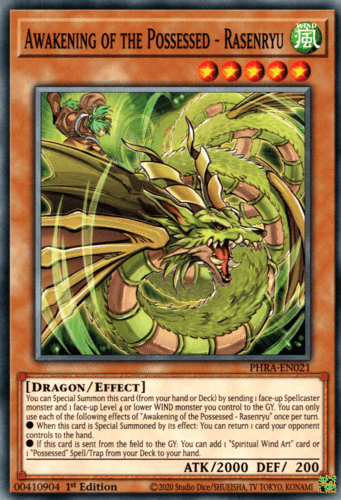 Awakening of the Possessed - Rasenryu - PHRA-EN021 Common 1st Edition