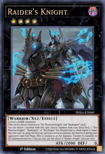 Raider's Knight - PHRA-EN040 Ultra Rare 1st Edition