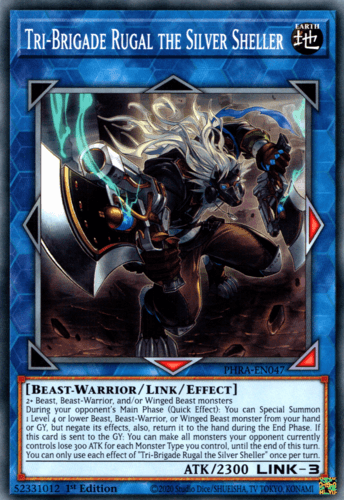Tri-Brigade Rugal the Silver Sheller - PHRA-EN047 Common 1st Edition