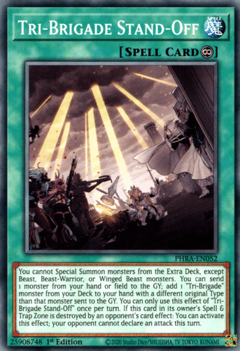 Tri-Brigade Stand-Off - PHRA-EN052 Common 1st Edition