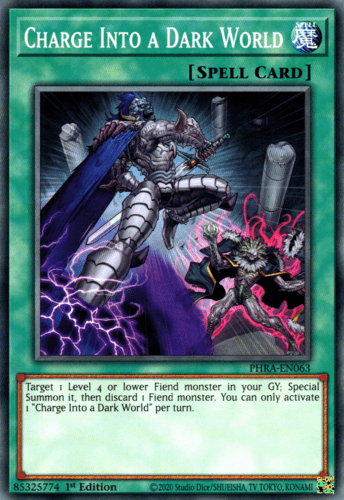 Charge Into a Dark World - PHRA-EN063 Common 1st Edition