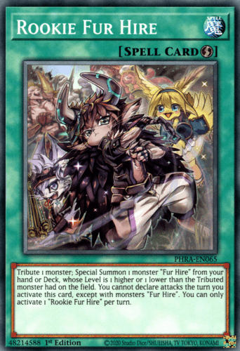 Rookie Fur Hire - PHRA-EN065 Common 1st Edition