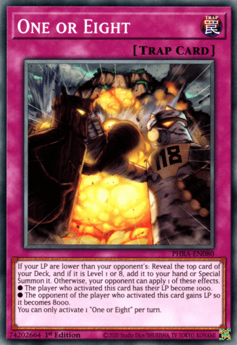 One or Eight - PHRA-EN080 Common 1st Edition