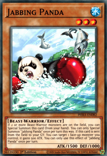 Jabbing Panda - PHRA-EN082 Common 1st Edition