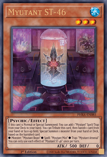 Myutant ST-46 - PHRA-EN085 Ultra Rare 1st Edition