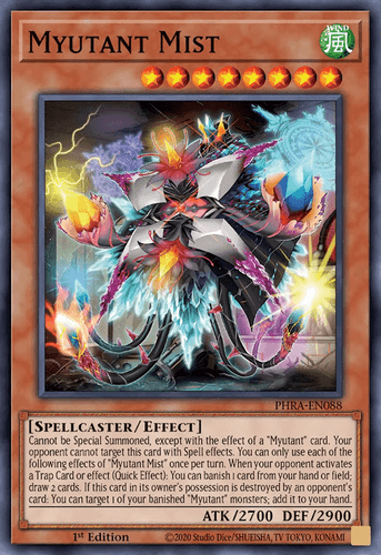 Myutant Mist - PHRA-EN088 Super Rare 1st Edition
