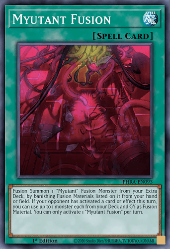 Myutant Fusion - PHRA-EN093 Common 1st Edition