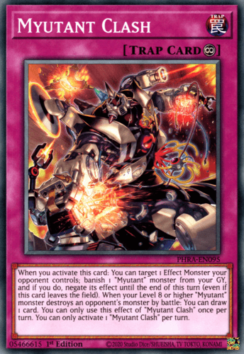 Myutant Clash - PHRA-EN095 Common 1st Edition