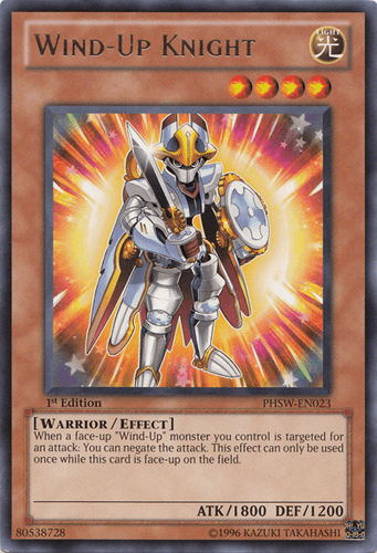Wind-Up Knight - PHSW-EN023 Rare 1st Edition