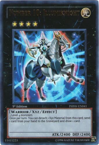 Number 10: Illumiknight - PHSW-EN041 Ultimate Rare 1st Edition