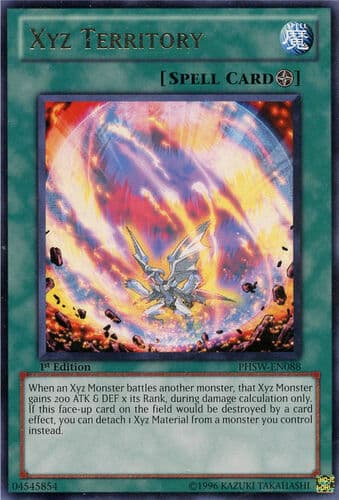 Xyz Territory - PHSW-EN088 Rare Unlimited