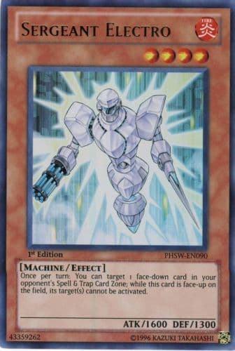 Sergeant Electro - PHSW-EN090 Ultra Rare 1st Edition