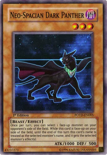 Neo-Spacian Dark Panther - POTD-EN005 Ultimate Rare Unlimited