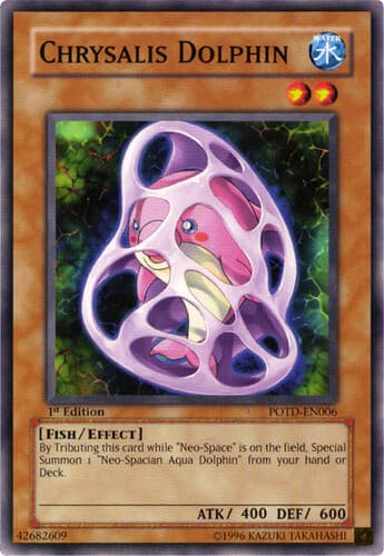 Chrysalis Dolphin - POTD-EN006 Common 1st Edition