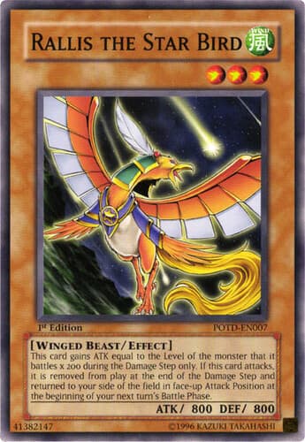 Rallis the Star Bird - POTD-EN007 Common 1st Edition