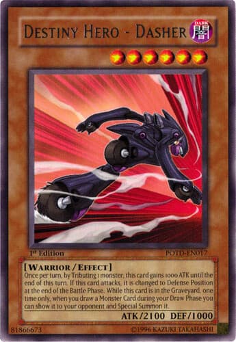 Destiny HERO - Dasher - POTD-EN017 Ultimate Rare Unlimited