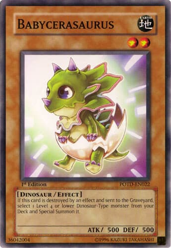 Babycerasaurus - POTD-EN022 Common 1st Edition