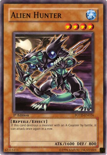 Alien Hunter - POTD-EN026 Common 1st Edition