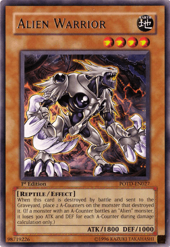Alien Warrior - POTD-EN027 Rare Unlimited