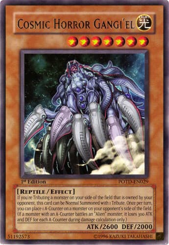Cosmic Horror Gangi'el - POTD-EN029 Ultimate Rare Unlimited