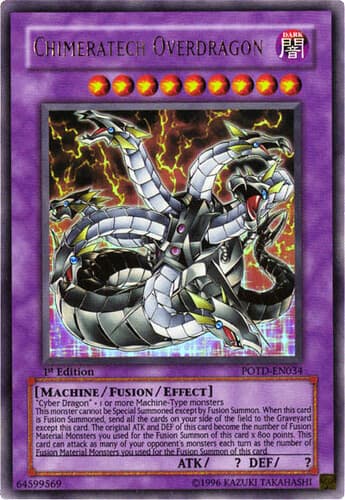 Chimeratech Overdragon - POTD-EN034 Ultra Rare Unlimited