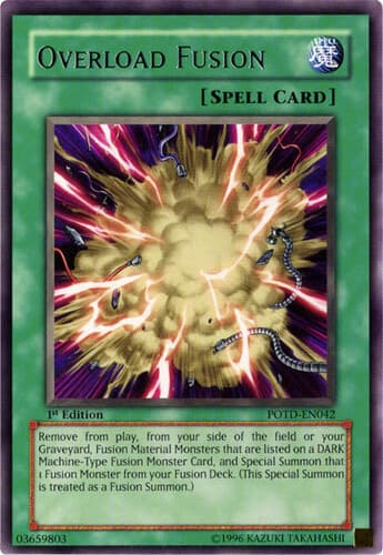 Overload Fusion - POTD-EN042 Ultimate Rare 1st Edition