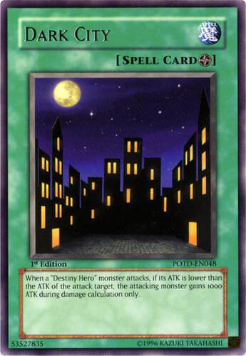 Dark City - POTD-EN048 Ultimate Rare 1st Edition