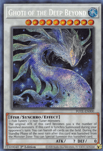Ghoti of the Deep Beyond - POTE-EN000 Secret Rare Limited Edition